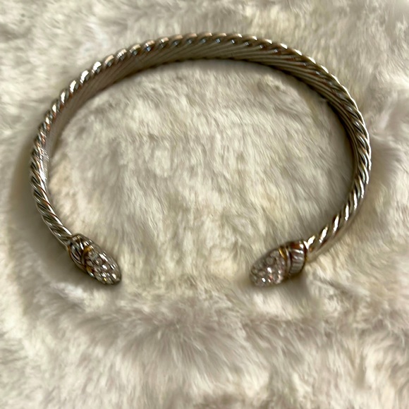 Flat cable bangle bracelet - Picture 1 of 4